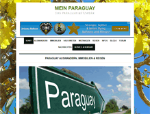 Tablet Screenshot of meinparaguay.net